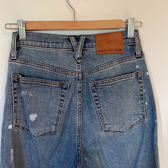 Point Sur Paint Splattered Denim - Picture 4 of 4